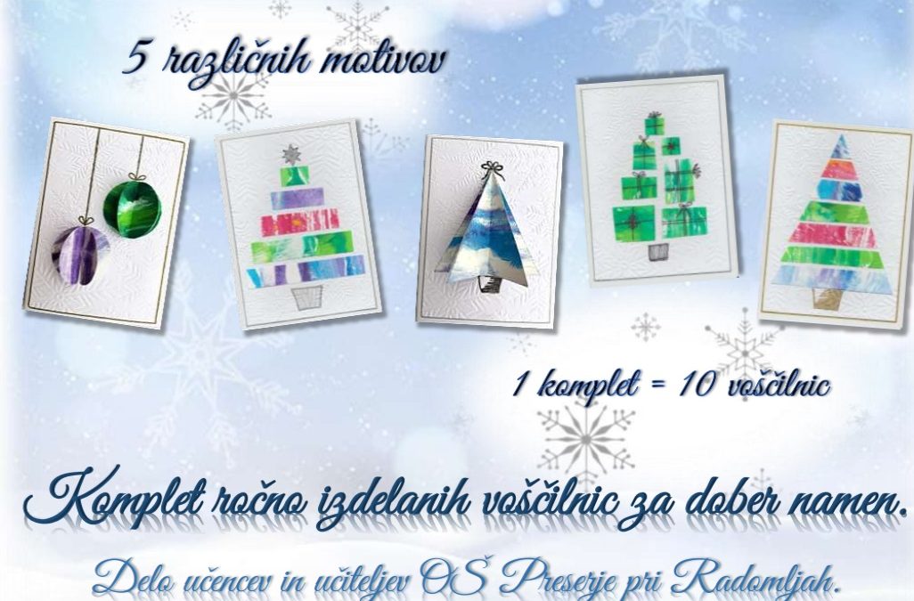 Naročilo novoletnih voščilnic